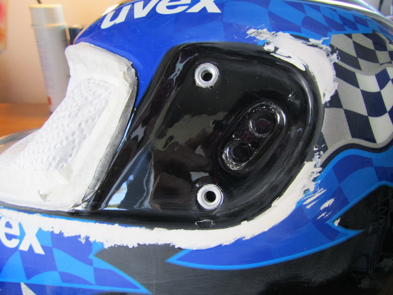 Airbrush Uvex Helm Reparatur02